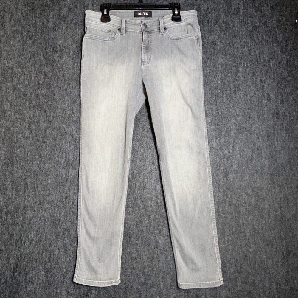 DU/ER DUER‎ Jeans Mens 33 X 30 Gray L2X Slim Fit Performance Denim Stretch